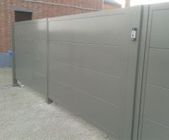 Moderne kwalitatieve metalen poort door HNE Construct
